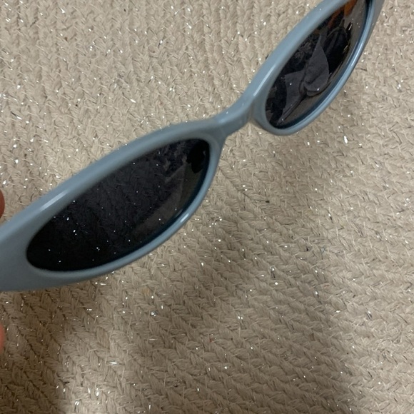 Anthropologie Matt Matt blue frame car eye sunglasses new without tags main image 5